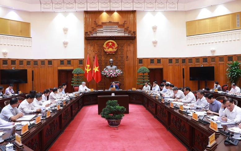 Thủ tướng chủ trì cuộc họp về sắp xếp đơn vị sự nghiệp công lập thuộc các bộ, ngành, địa phương- Ảnh 1.