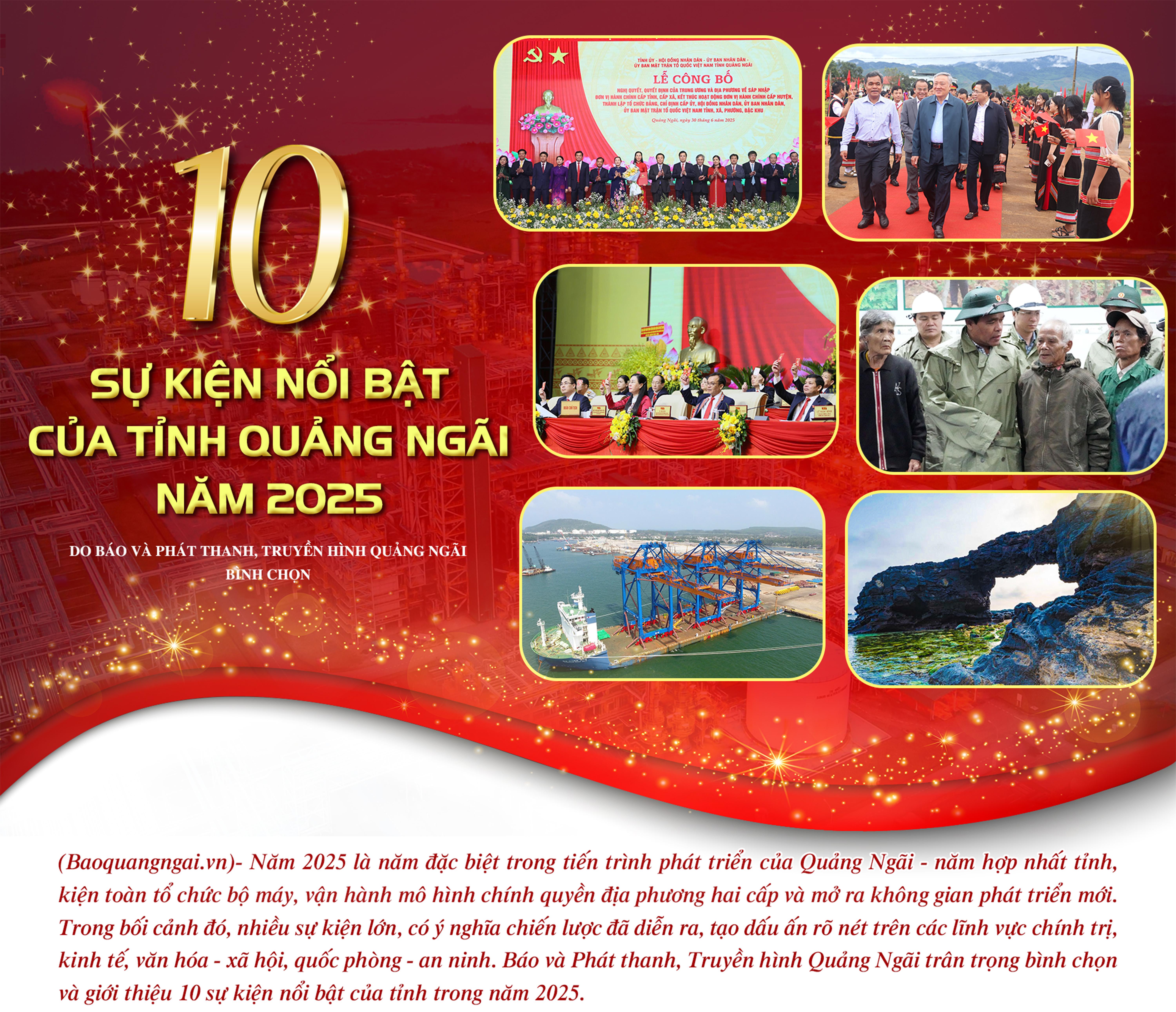 [Emagazine]. 10 sự kiện nổi bật của tỉnh Quảng Ngãi năm 2025